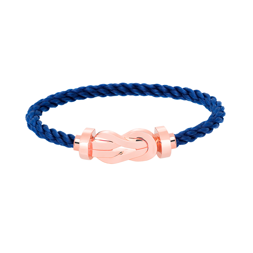 [BLUE TEARS]CHANCE LARGE 8 FIGURE BUCKLE NO DIAMOND BRACELET ROSE GOLD