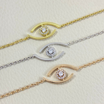 [Blue Tears Jewelry]Lucky Eye Pave-Set Diamond Bracelet