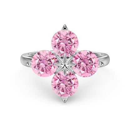 [Nova Jewelry]Four-Leaf Clover Eight-Pointed Star Ring