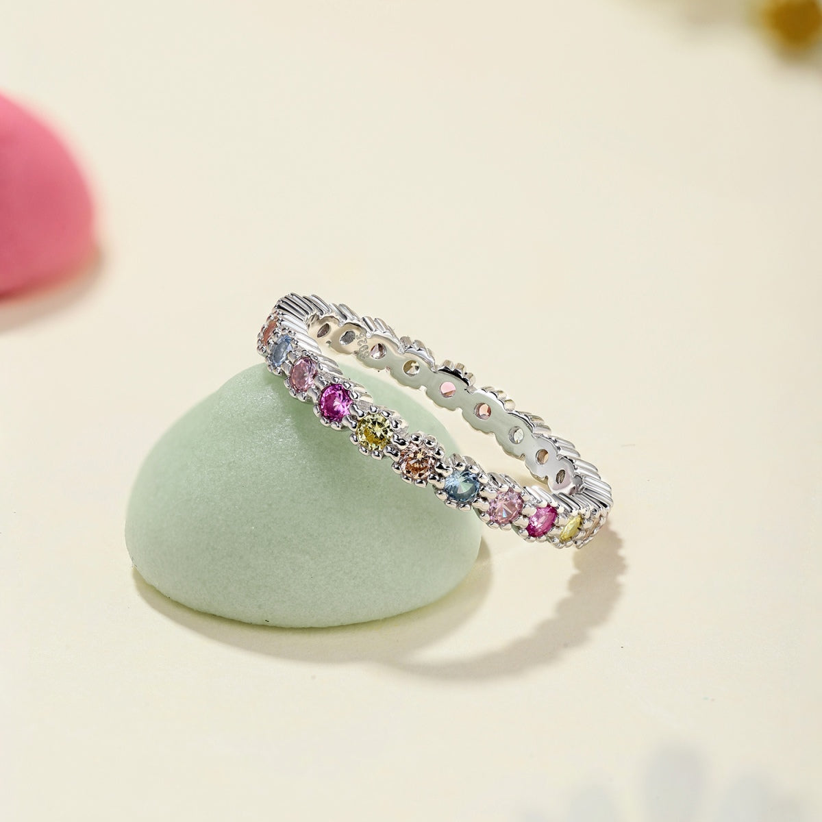 [Nova Jewelry]Exquisite Colorful Round Cut Party Ring