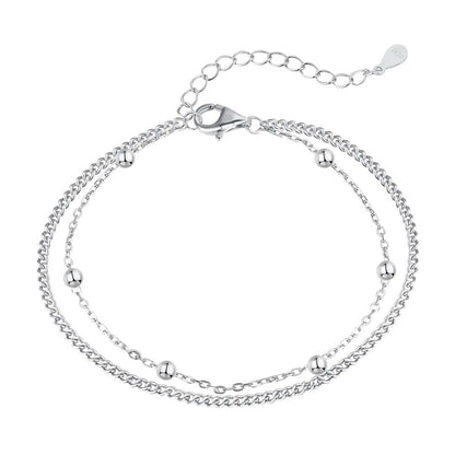 [Nova Jewelry]Delicate Bead Double Layer Bracelet