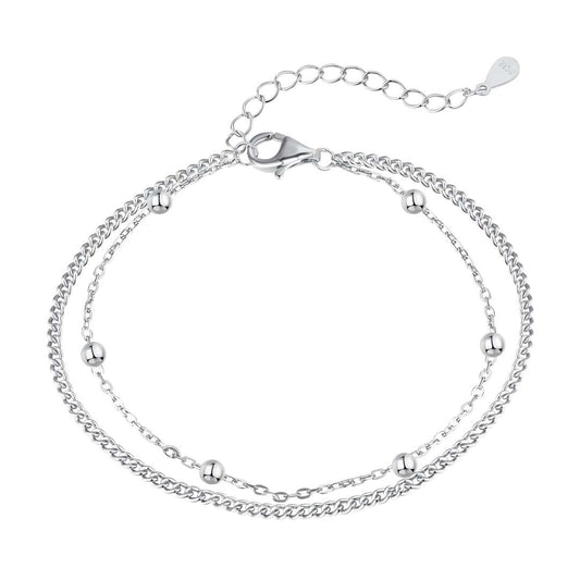 [Nova Jewelry]Delicate Bead Double Layer Bracelet