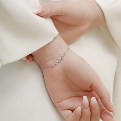 [Nova Jewelry]Elegant Wheat Leaves Shape Bracelet