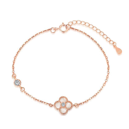 [Nova Jewelry]Delicate Four Leaf Clover Bracelet