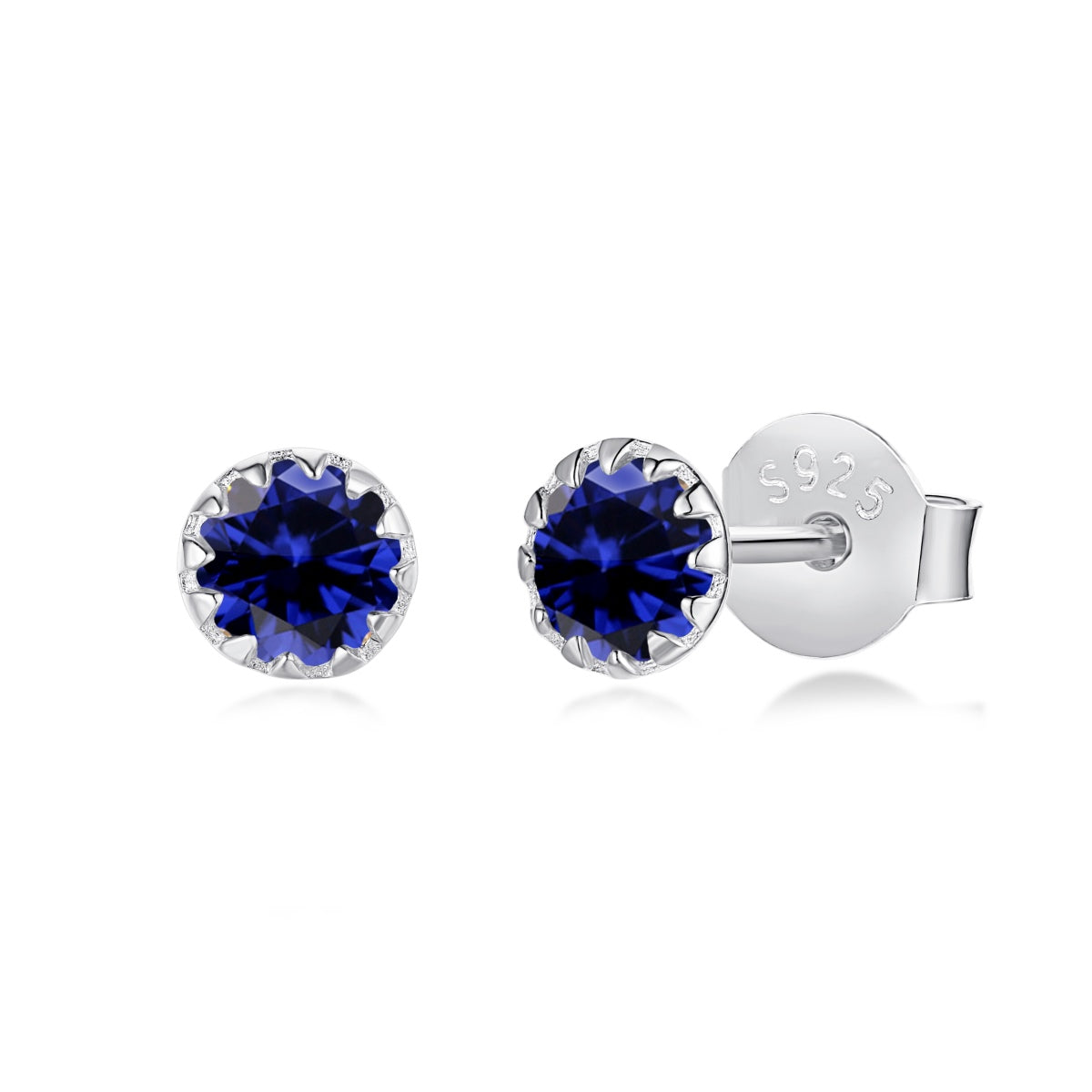 [Nova Jewelry]Sparkling Colorful Round Shape Earrings