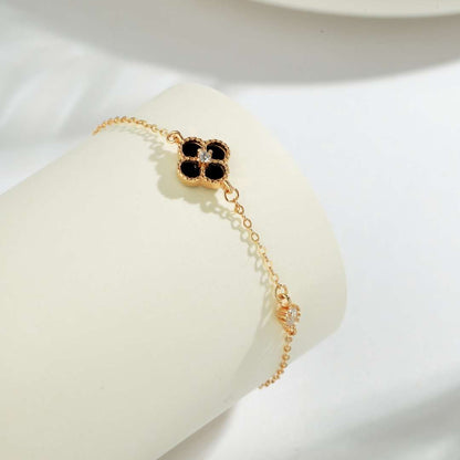 [Nova Jewelry]Delicate Four Leaf Clover Bracelet