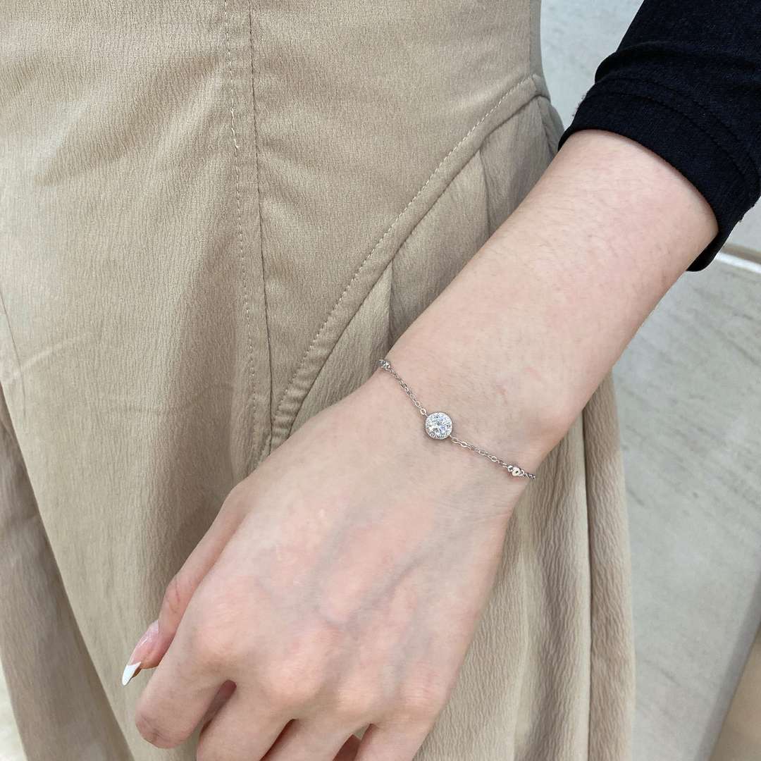 [Nova Jewelry]Dazzling Round Cut Shape Bracelet