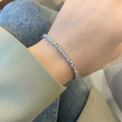 [Nova Jewelry]Dazzling Romantic Heart Shape Lover Bracelet