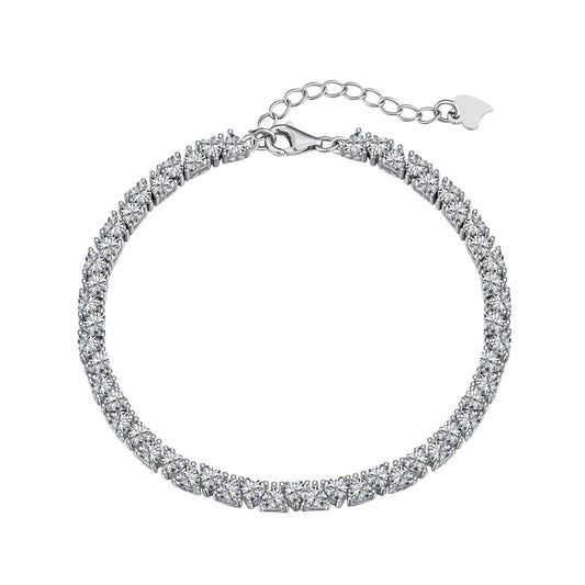 [Nova Jewelry]Dazzling Romantic Heart Shape Lover Bracelet