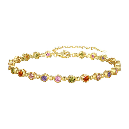[Nova Jewelry]Sparkling Exquisite Round Cut Party Bracelet