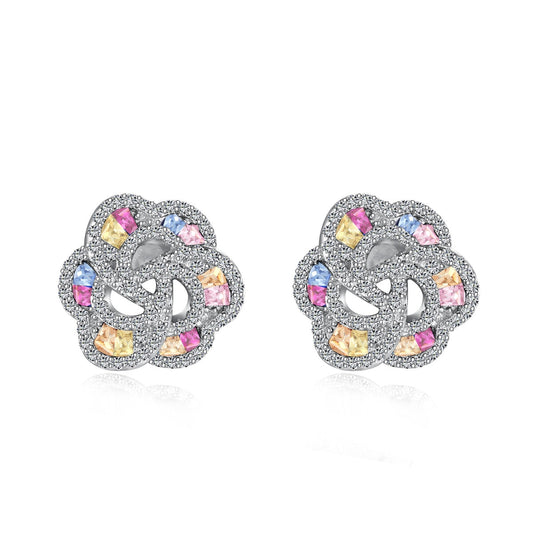[Nova Jewelry]Exquisite Flower Shape Daily Earrings