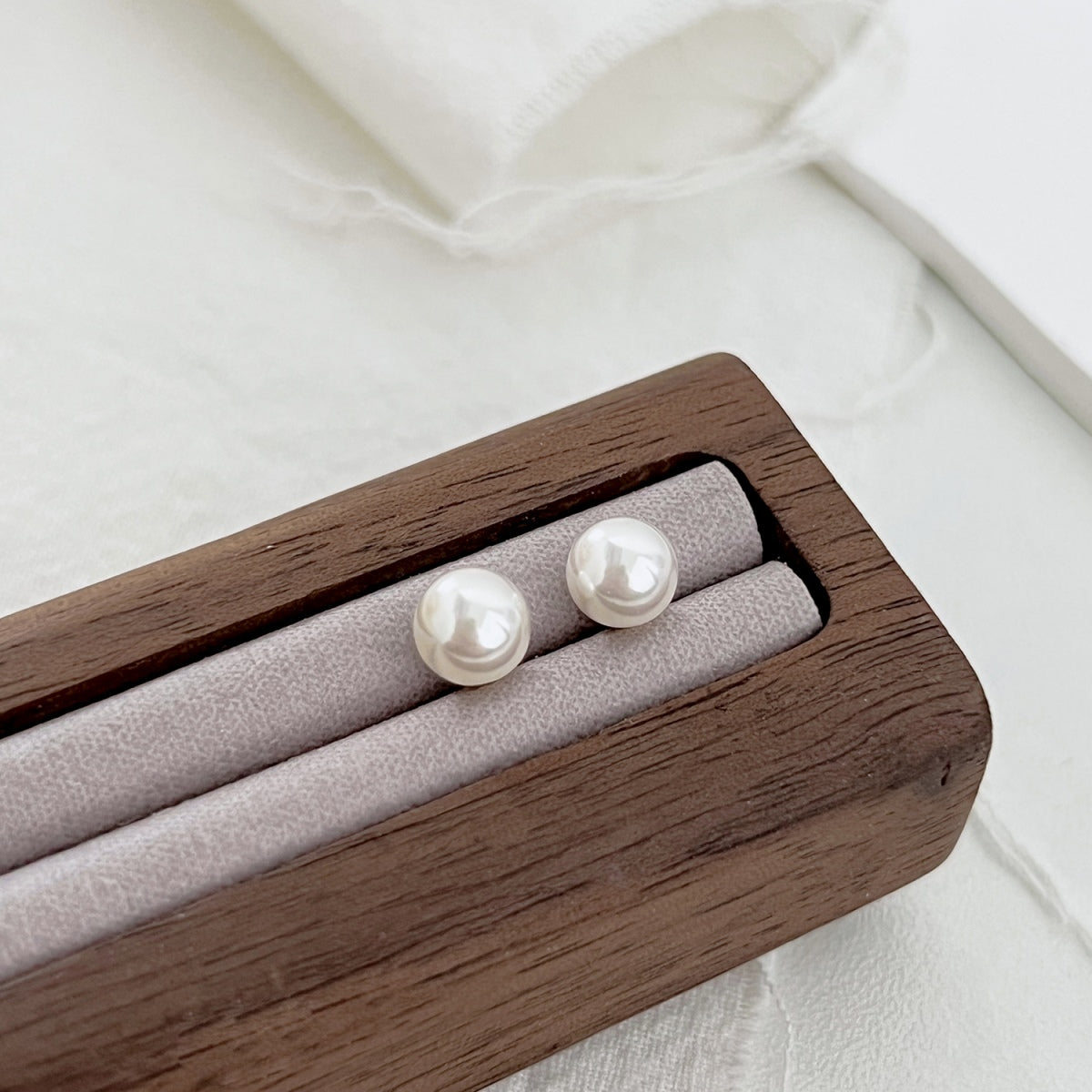 [Nova Jewelry]Delicate Pearl Earrings