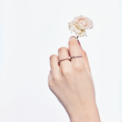 [Nova Jewelry]Dainty Colorful Round Cut Party Ring