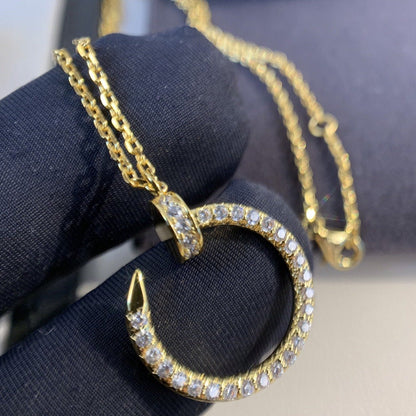[BLUE TEARS]JUSTE NECKLACE GOLD DIAMONDS