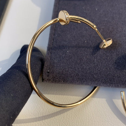 [BLUE TEARS]JUSTE EARRINGS GOLD DIAMONDS 1.8MM