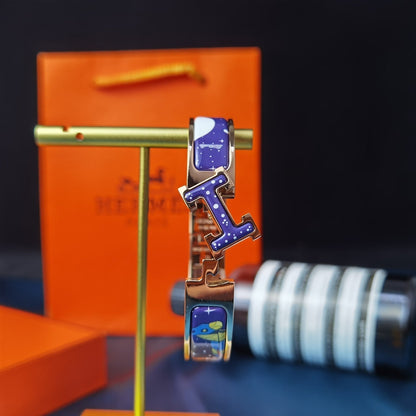 [BLUE TEARS]H STAR AND MOON BRACELET 12MM