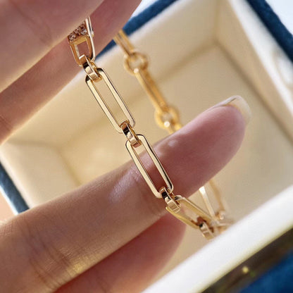 [BLUE TEARS]CHAINE BRACELET SMALL MODEL DIAMOND