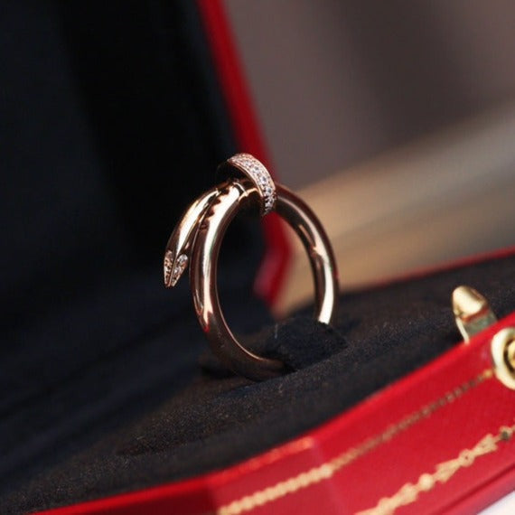 [BLUE TEARS]JUSTE RING 2.65MM PINK GOLD DIAMOND