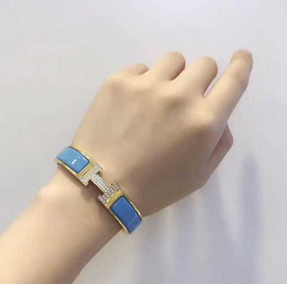 [BLUE TEARS]H CLOUD BLUE BRACELET GOLD DIAMOND