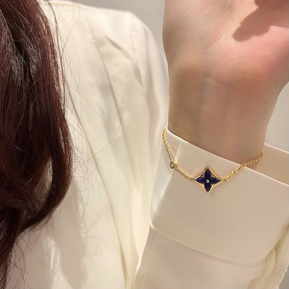 [BLUE TEARS]COLOR STAR PINK GOLD DIAMOND BRACELET