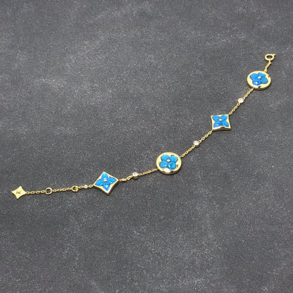 [BLUE TEARS]STAR AND SUN TURQUOISE 4 MOTIFS 3 DIAMONDS