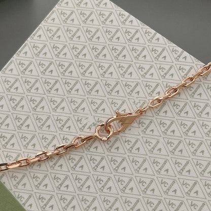 [BLUE TEARS]LUCKY SPRING 15 MOTIFS ROSE GOLD NECKLACE