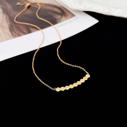 [BLUE TEARS]BEE MY LOVE DIAMOND NECKLACE