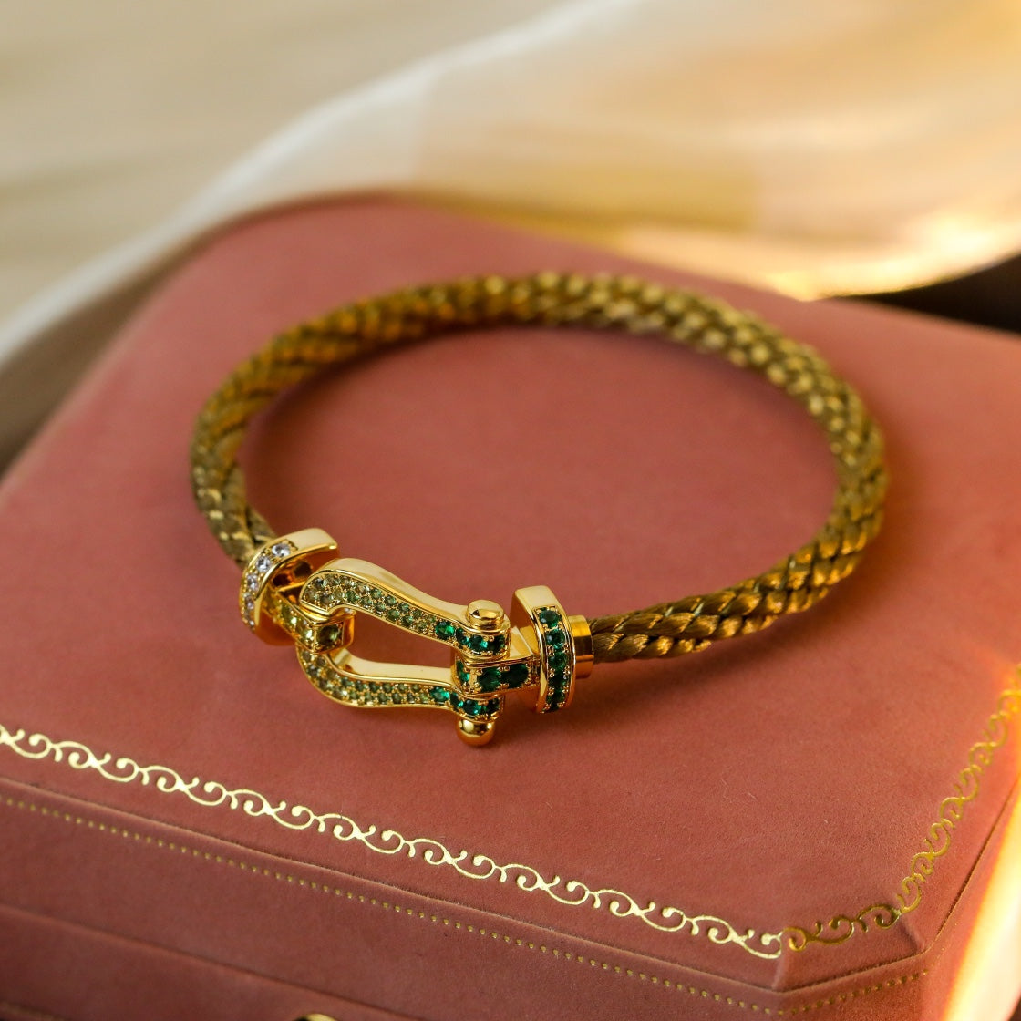 [BLUE TEARS]FORCE 10 GOLD GREEN DIAMOND PAVED