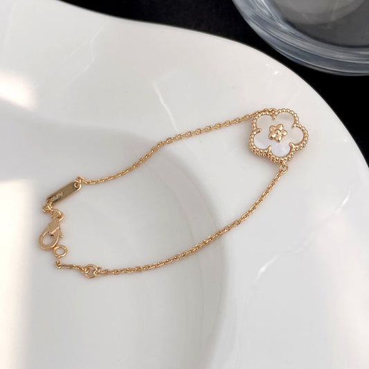[BLUE TEARS]LUCKY SPRING ROSE GOLD MOP BRACELET