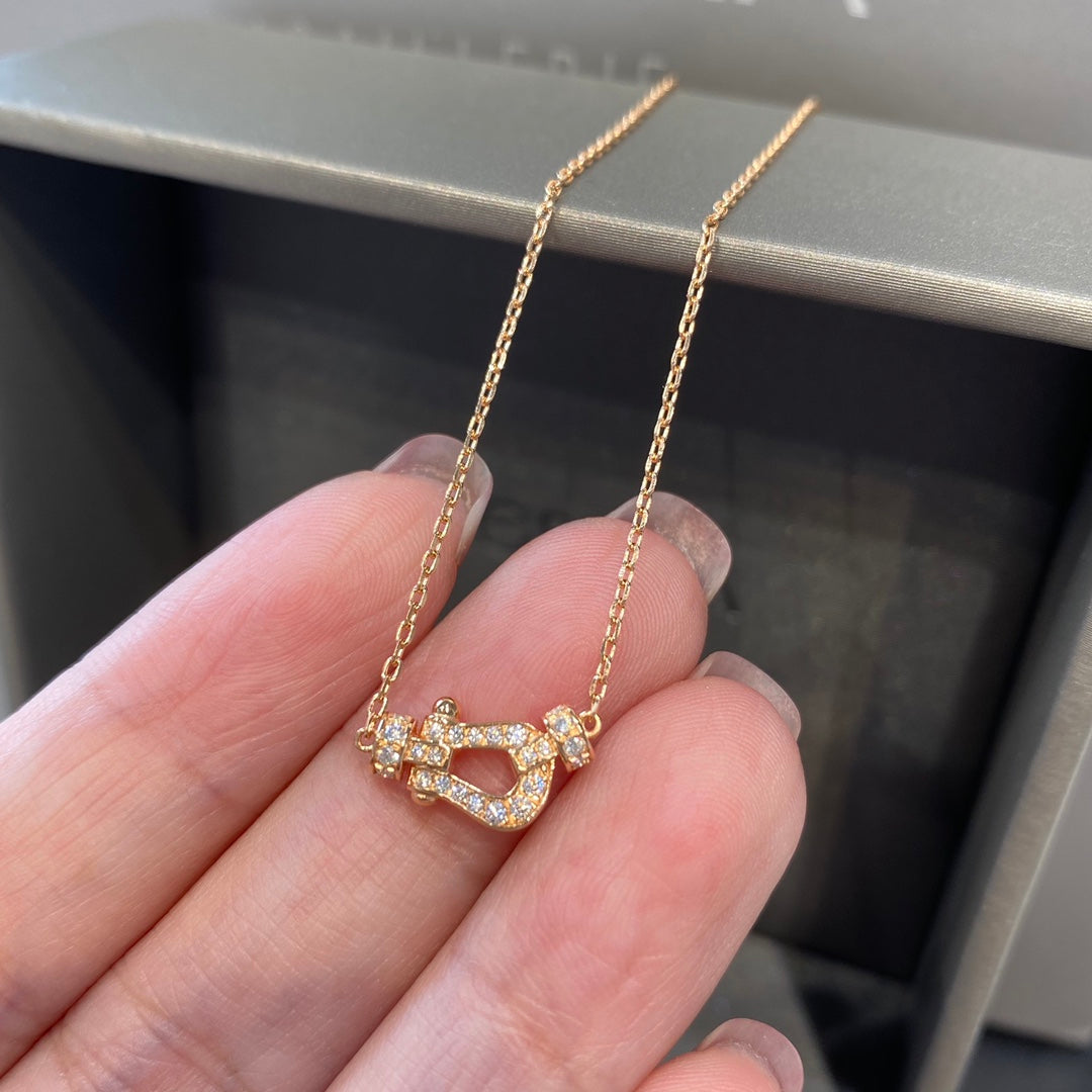 [BLUE TEARS]FORCE 10 DIAMOND PINK GOLD NECKLACE MINI MODEL