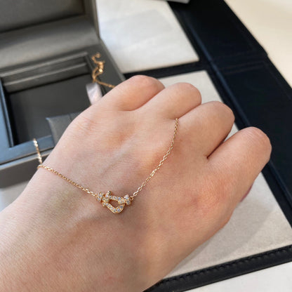 [BLUE TEARS]FORCE 10 DIAMOND PINK GOLD NECKLACE MINI MODEL