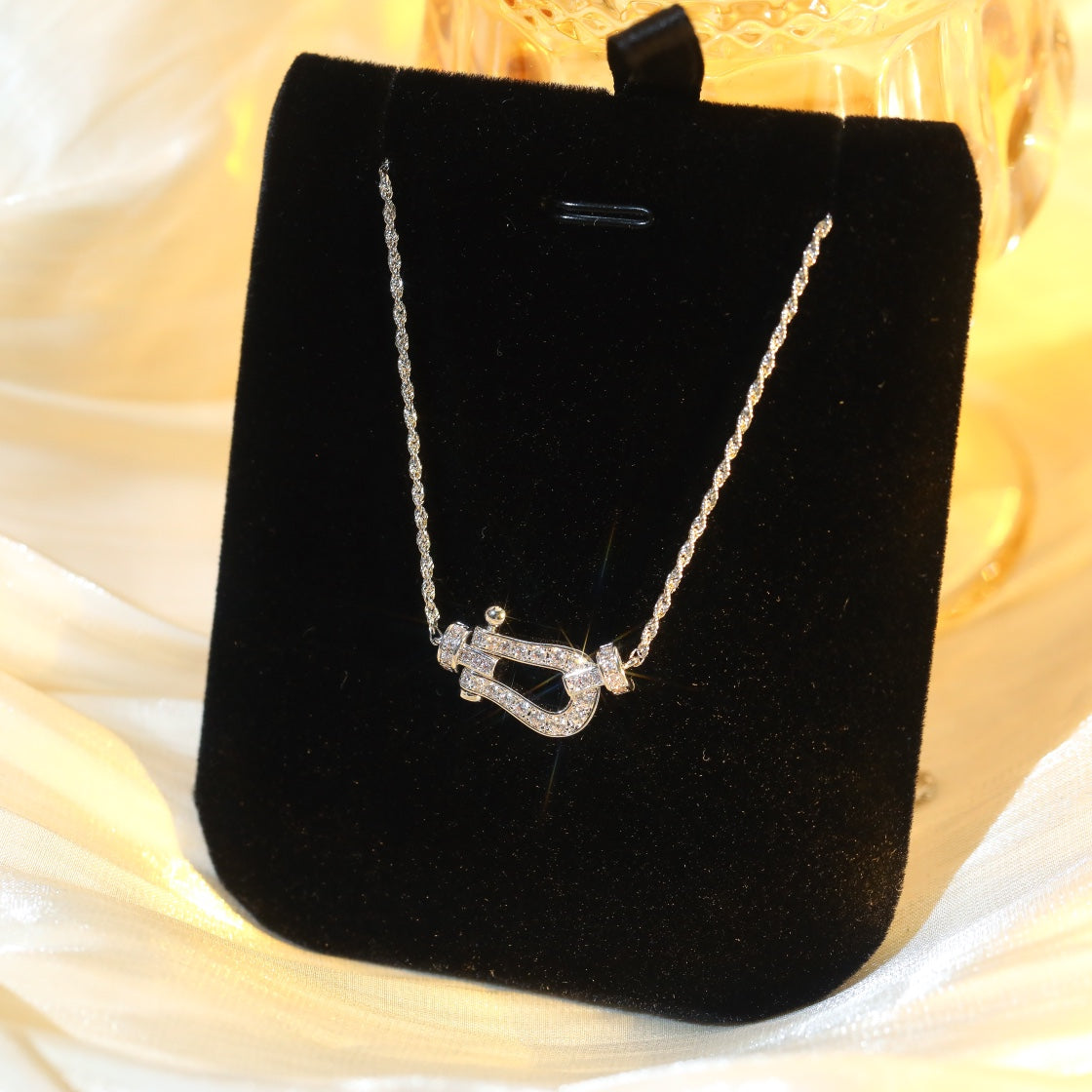 [BLUE TEARS]FORCE 10 DIAMOND SILVER NECKLACE MINI MODEL