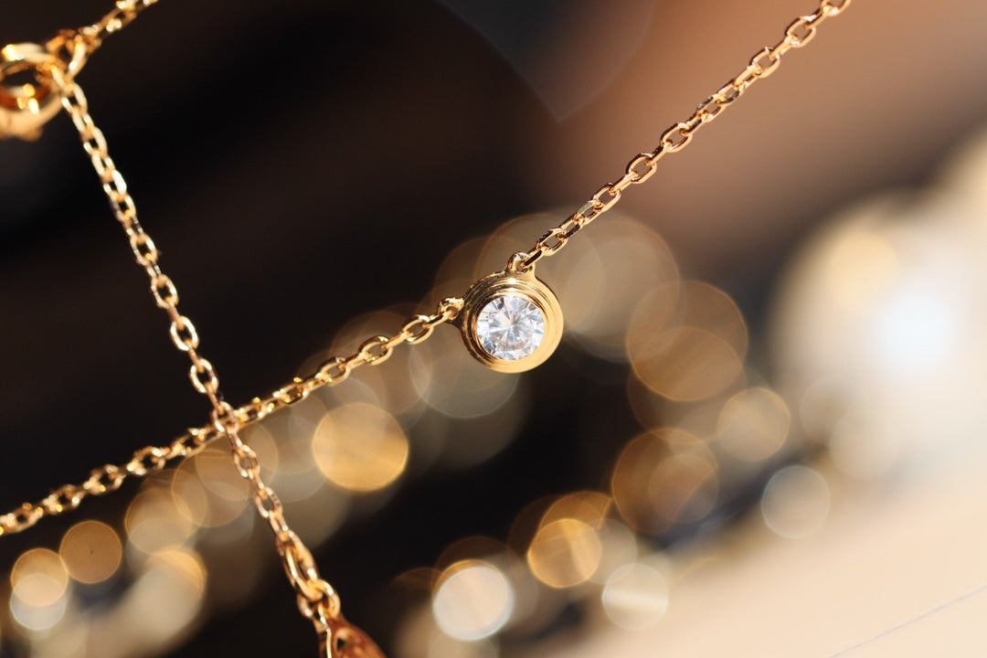 [BLUE TEARS]DAMOUR DIAMOND NECKLACE