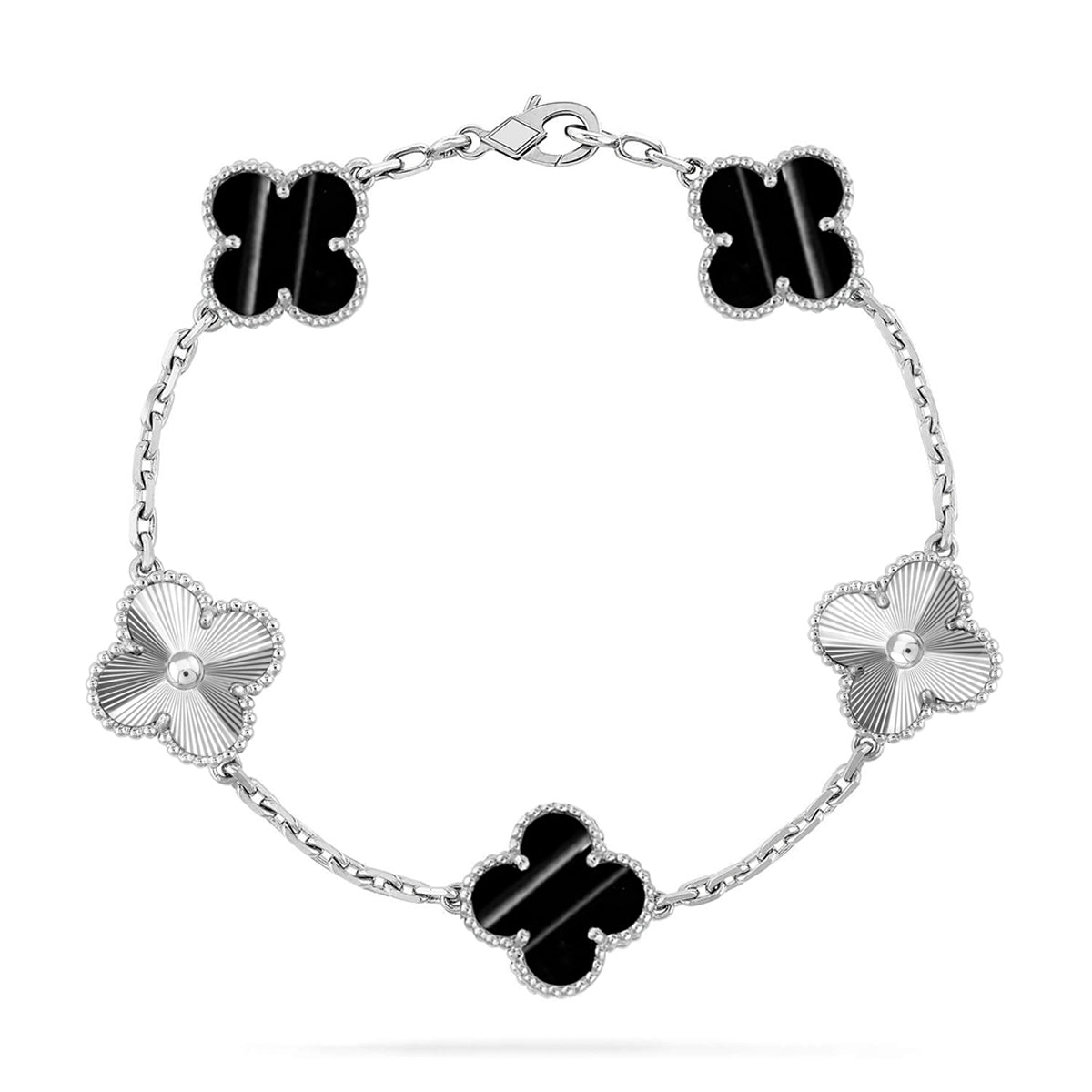 [BLUE TEARS] CLOVER 5 MOTIF PULSAR STONE BRACELET COLLECTION
