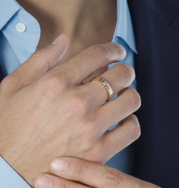 [BLUE TEARS]ALLIANCE LIENS VIDENCE 4MM RING