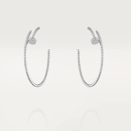 [BLUE TEARS]JUSTE EARRINGS FULL DIAMONDS 1.8MM