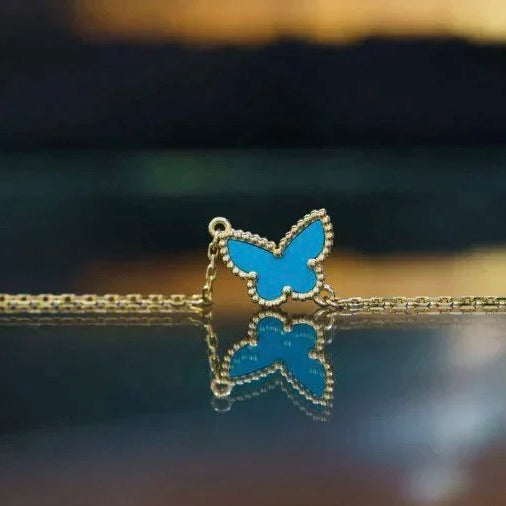 [BLUE TEARS]BUTTERFLY TURQUOISE BUTTERFLY BRACELET