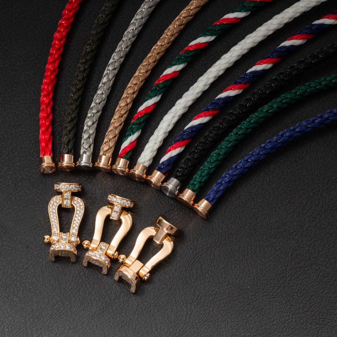 [BLUE TEARS]FORCE LARGE HORSESHOE NO DIAMOND BRACELET ROSE GOLD