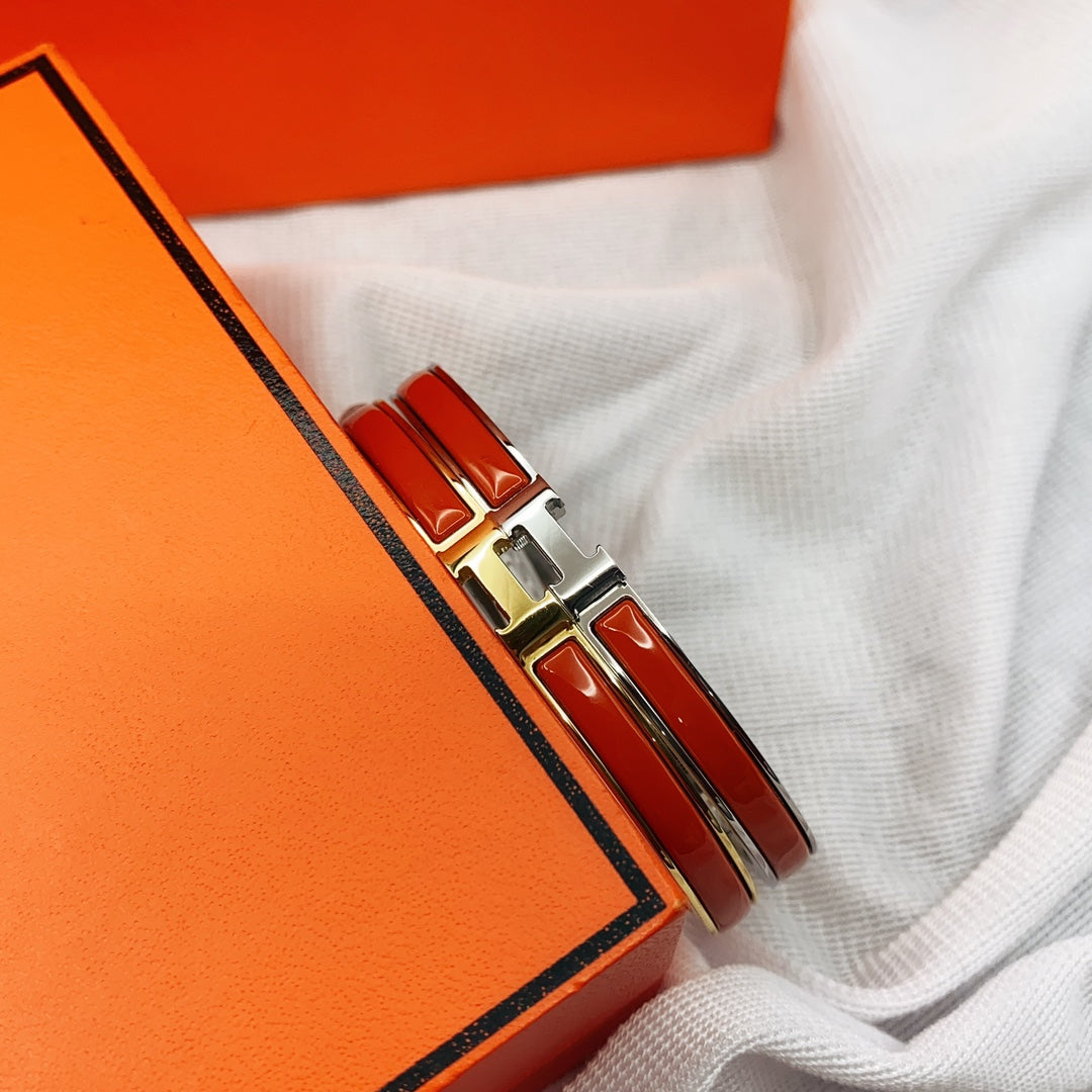 [BLUE TEARS]CLASSIC HM CLIC RED 8MM ENAMEL BRACELET