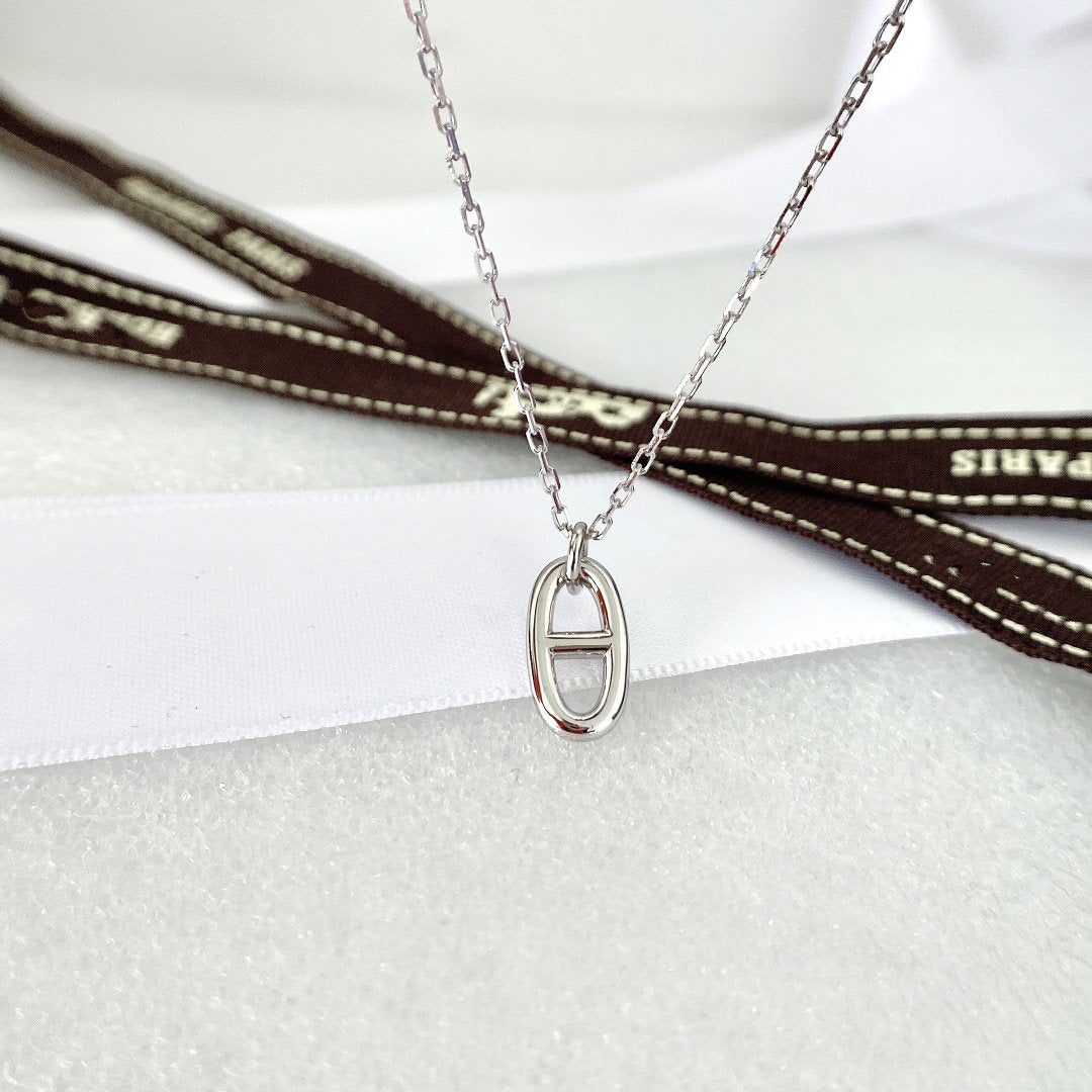 [BLUE TEARS]HM PIG NOSE NECKLACE