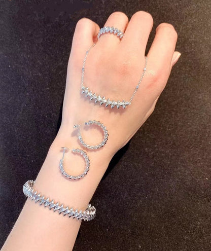 [BLUE TEARS]CLASH SILVER BRACELET