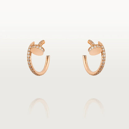 [BLUE TEARS]JUSTE EARRINGS 12.75MM PINK GOLD DIAMOND