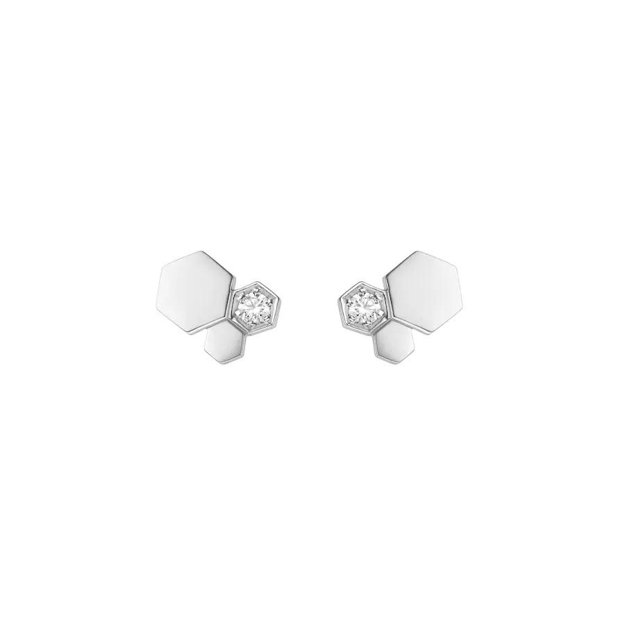 [BLUE TEARS]BEE LOVE SILVER DIAMOND EARRINGS