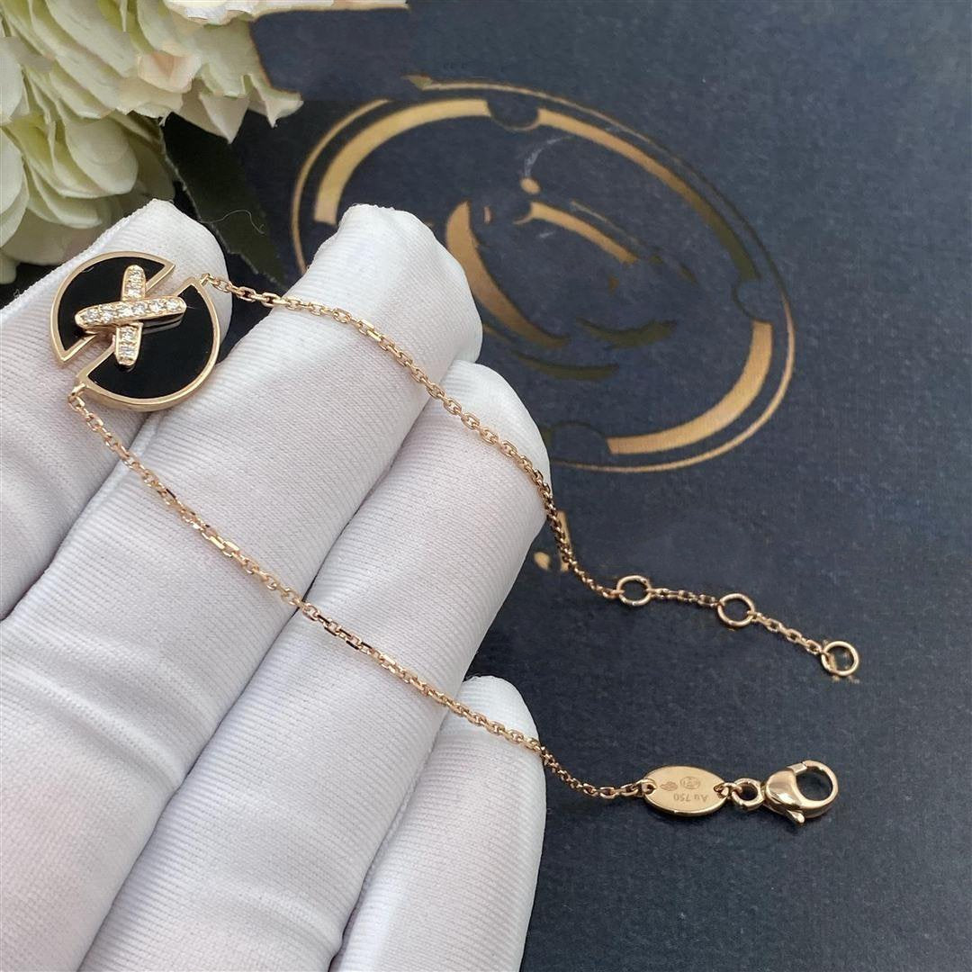 [BLUE TEARS]JEUX DE BRACELET ONYX PINK GOLD DIAMOND