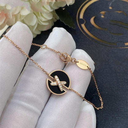 [BLUE TEARS]JEUX DE BRACELET ONYX PINK GOLD DIAMOND