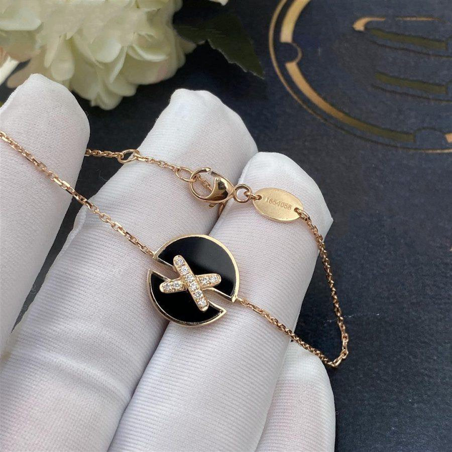 [BLUE TEARS]JEUX DE BRACELET ONYX PINK GOLD DIAMOND