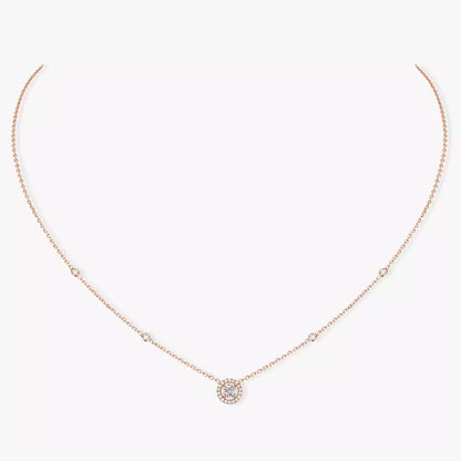 [Blue Tears Jewelry]Diamond Necklace 0,20ct Brilliant Shape Joy