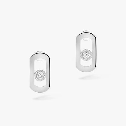 [Blue Tears Jewelry]So Move Diamond Earrings in Yellow Gold