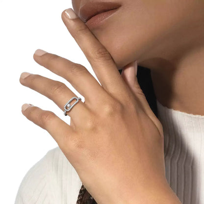 [Blue Tears Jewelry]Move Uno Diamond Ring in Gold