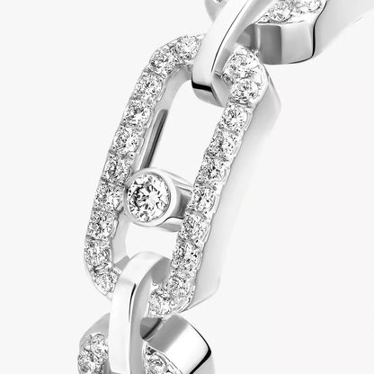 [Blue Tears Jewelry]Move Link Pave_-Set Diamond Ring in Gold